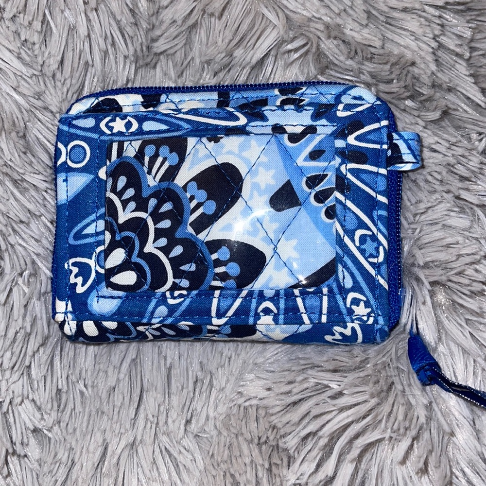 Vera Bradley mini keychain wallet